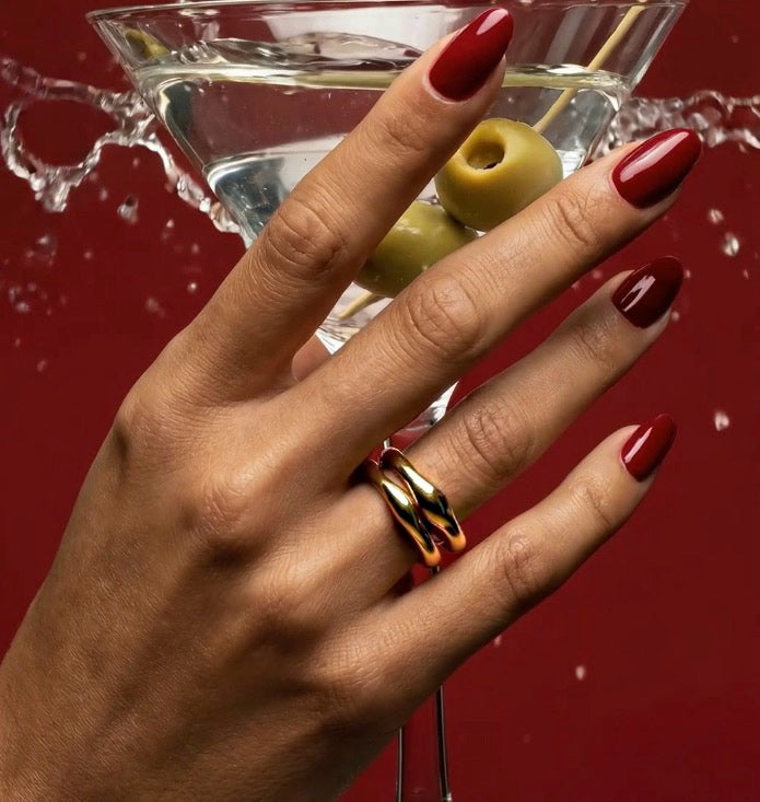 Lia Wavy Rings
