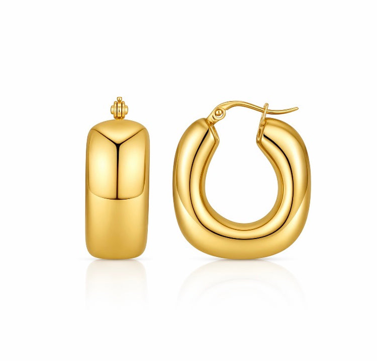 Charlotte Hoops - Gold