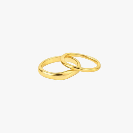 Lia Wavy Rings