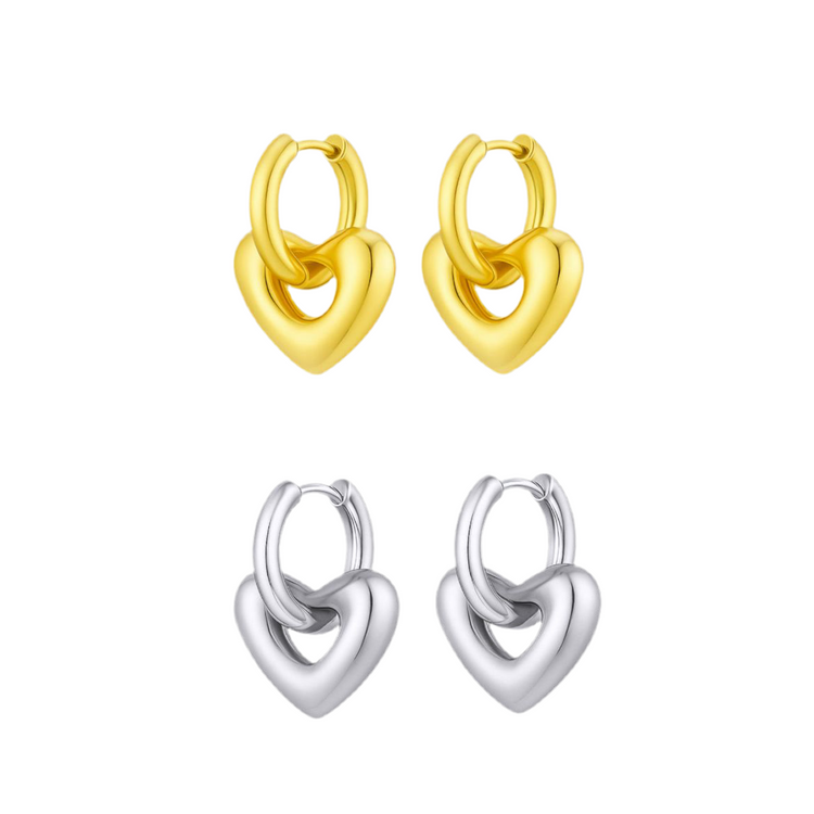 Heidi Heart Silver & Gold Bundle