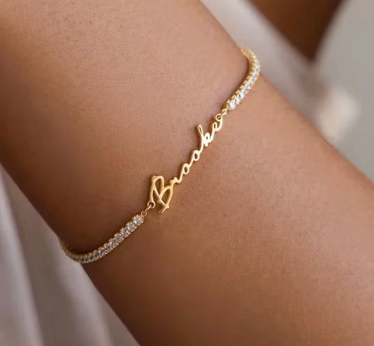 Name Tennis Bracelet