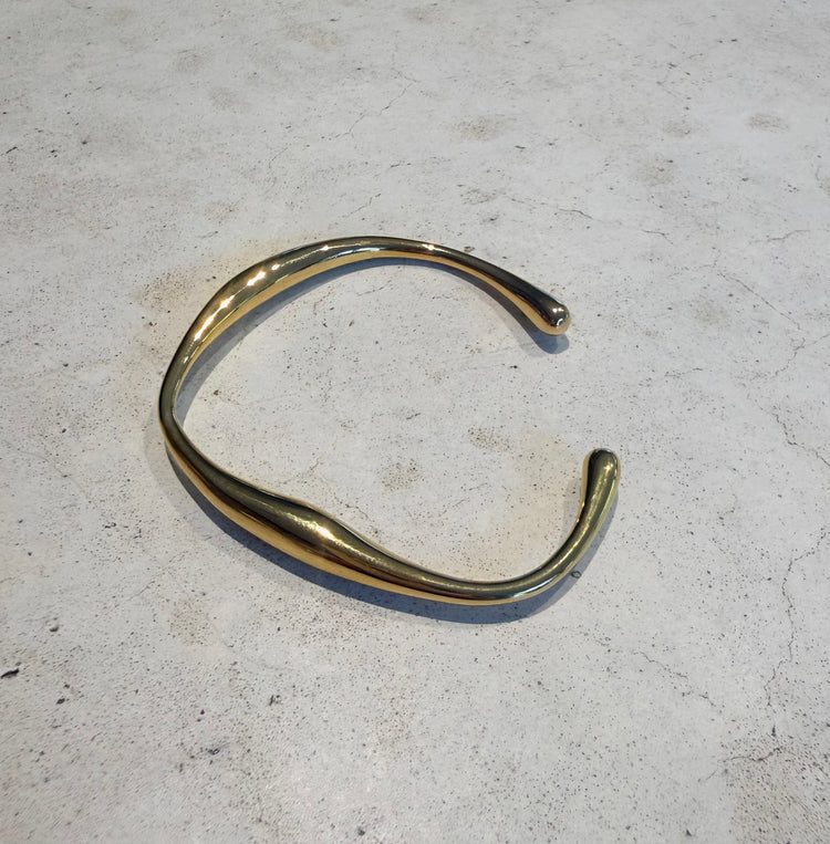 Lia Wavy Cuff - Gold
