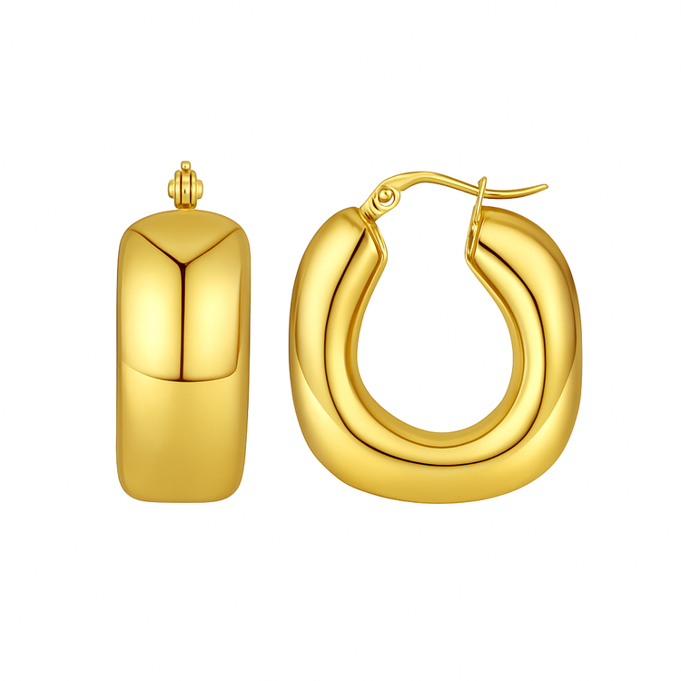 Charlotte Hoops - Gold