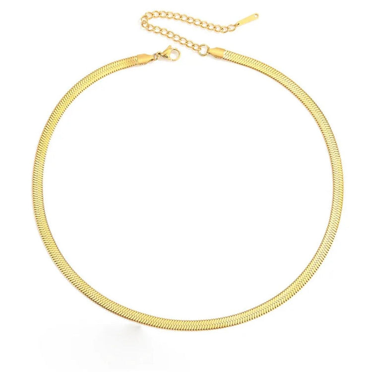 Snake Chain Necklace - Gold