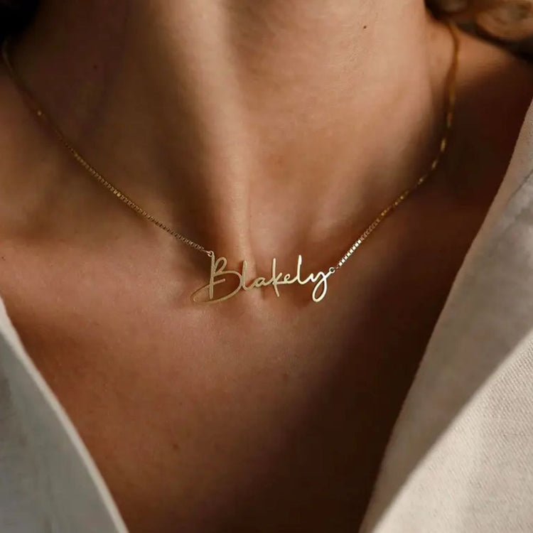 Written Necklace