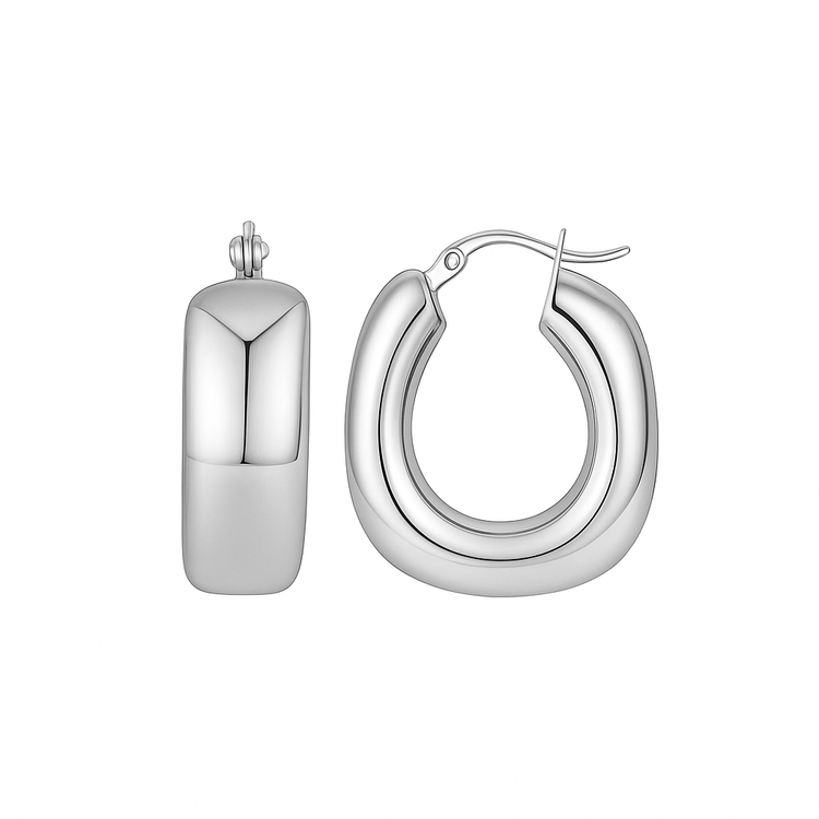 Charlotte Hoops - Silver