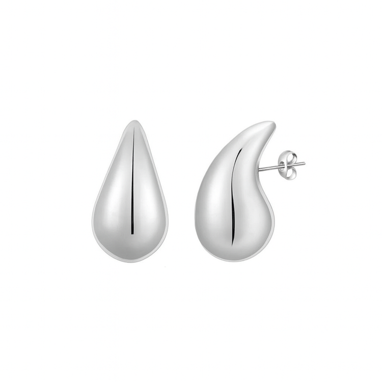 Aria Teardrop Earrings - Silver