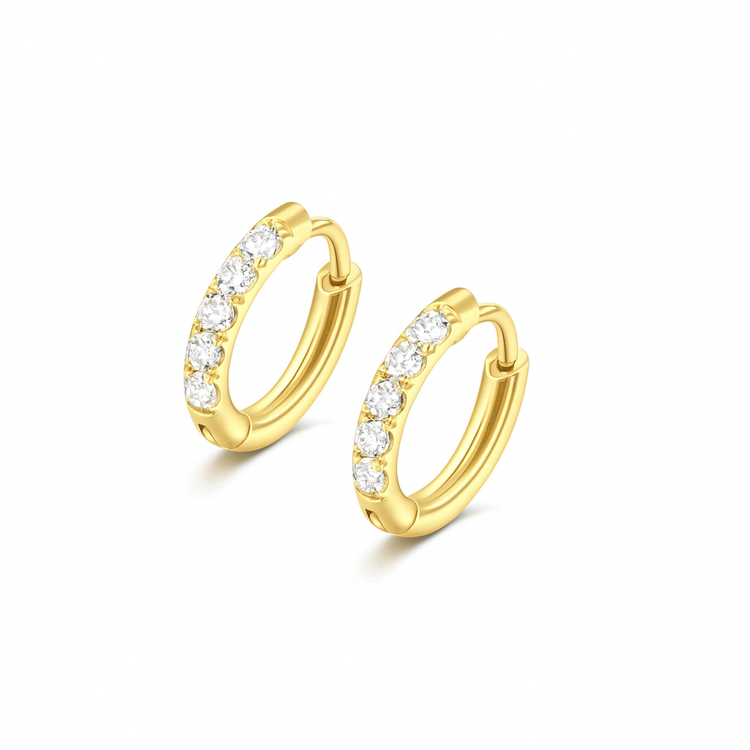 Izzy Mini Hoops - Gold