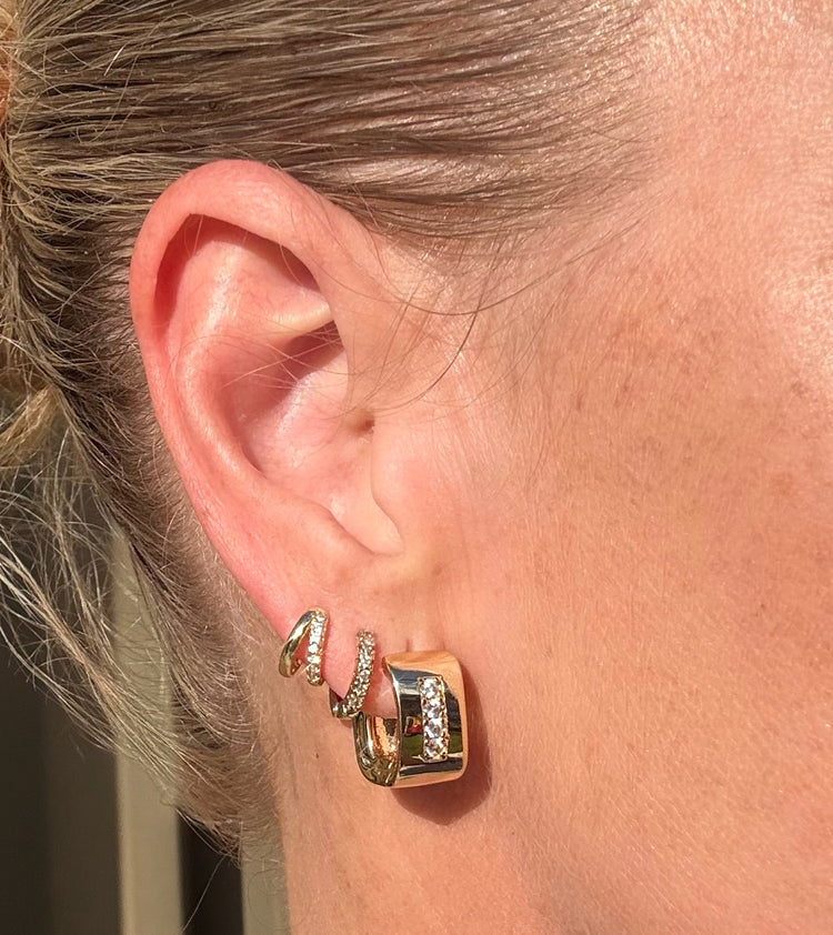 Portia Earrings - Gold