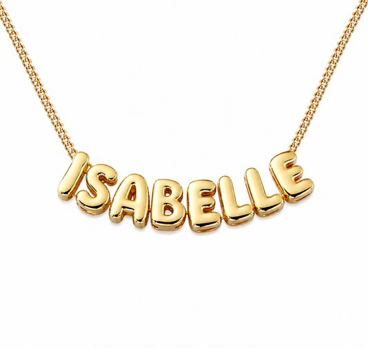 Bubble Name Necklace