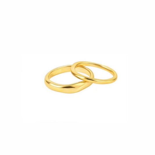 Lia Wavy Rings