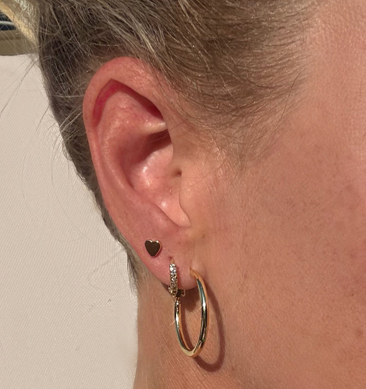 Heart Stud Mini - Gold