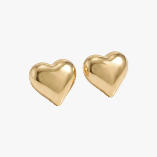 Heart Stud Maxi - Gold