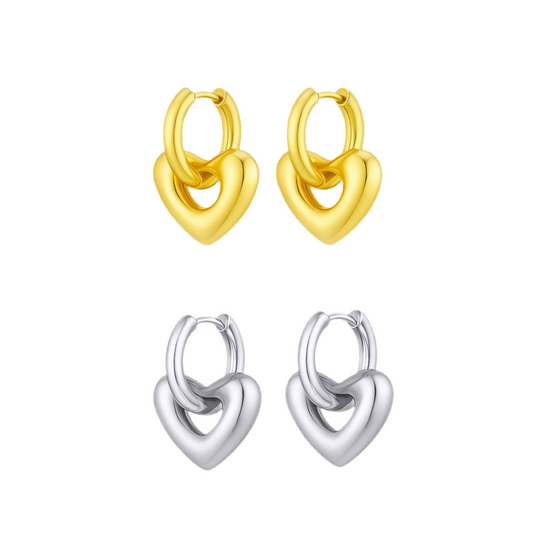 Heidi Heart Silver & Gold Bundle