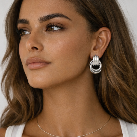 Giselle Earrings - Silver