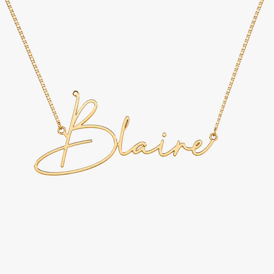 Written Necklace