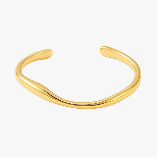 Lia Wavy Cuff - Gold