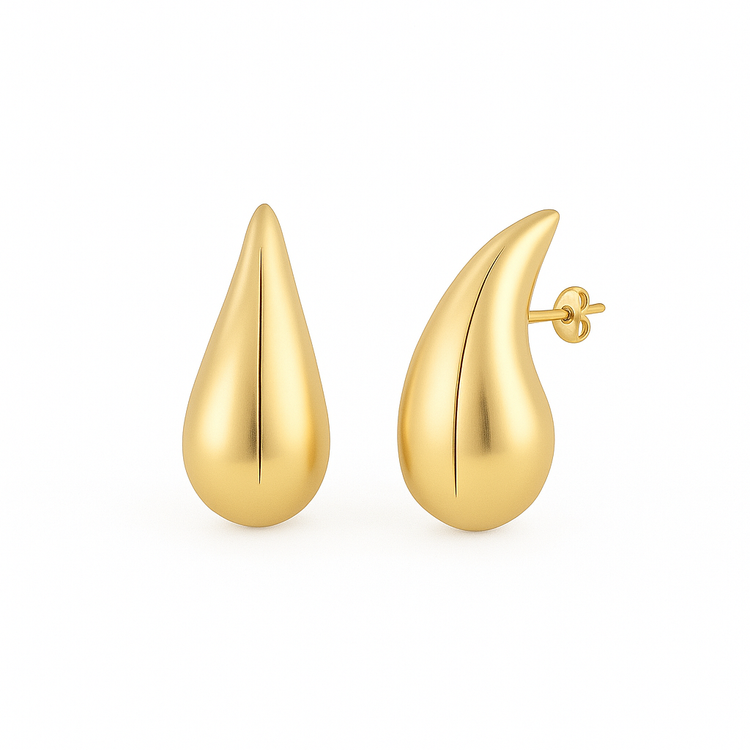 Aria Mini Teardrop Earrings - Gold