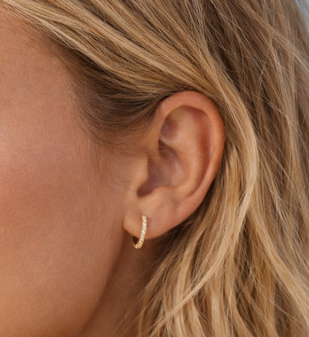 Izzy Mini Hoops - Gold