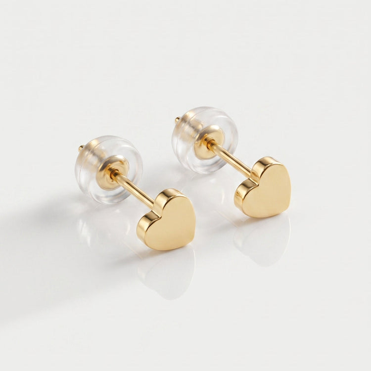 Heart Stud Mini - Gold