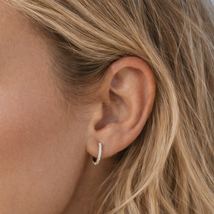 Izzy Mini Hoops - Silver