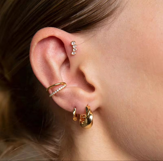 Lacey Hoops - Silver