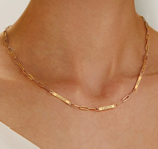 Custom Nameplate Necklace