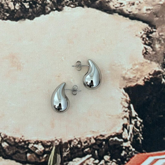 Heidi Hoop & Aria Mini Teardop Bundle - Silver