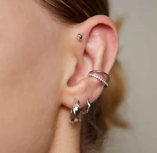 Lacey Hoops - Silver