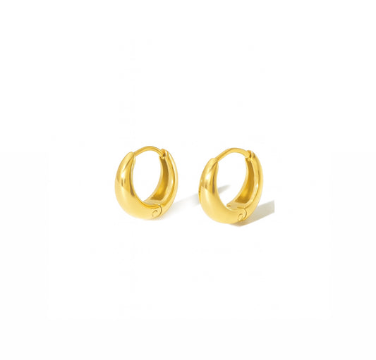 Olivia Small Hoops - Gold