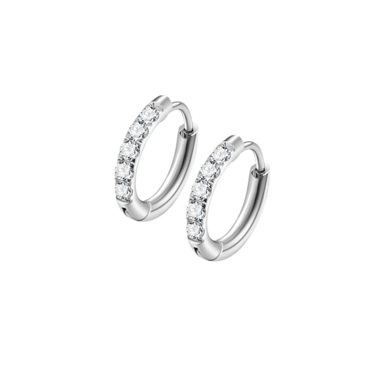 Izzy Mini Hoops - Silver
