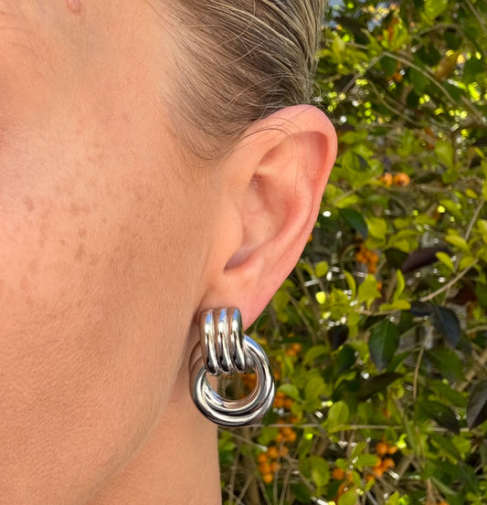 Giselle Earrings - Silver