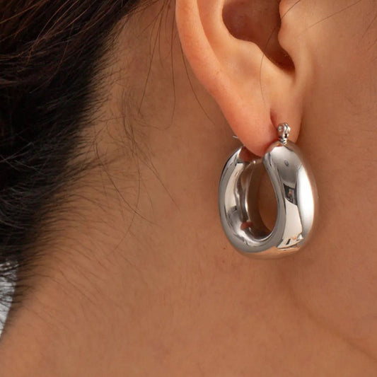 Charlotte Hoops - Silver