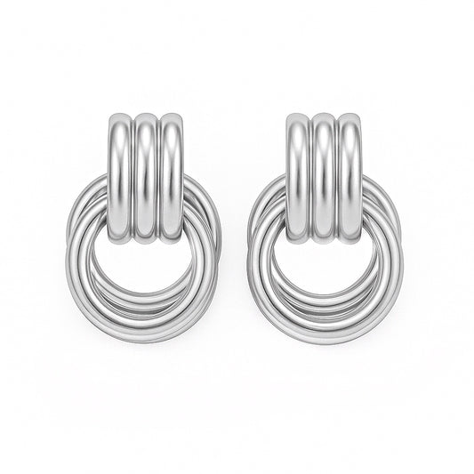 Giselle Earrings - Silver