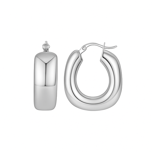 Charlotte Hoops - Silver