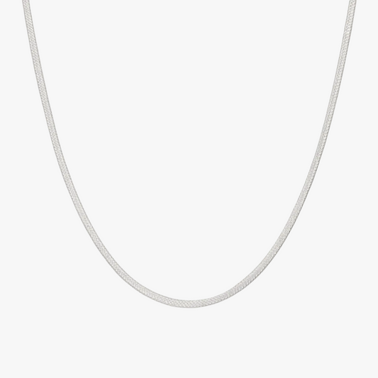 Snake Chain Necklace - Silver