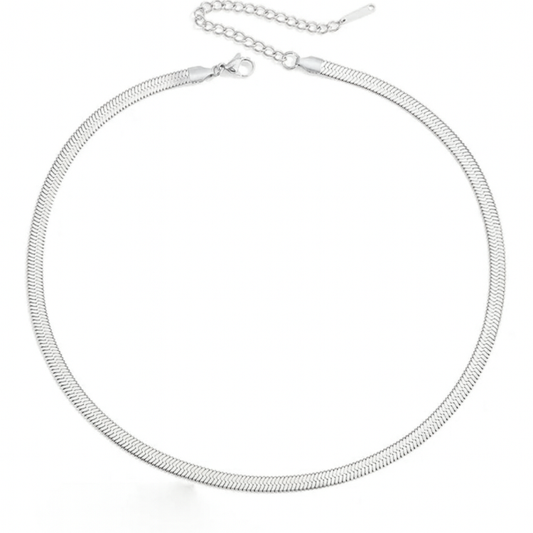 Snake Chain Bracelet - Silver