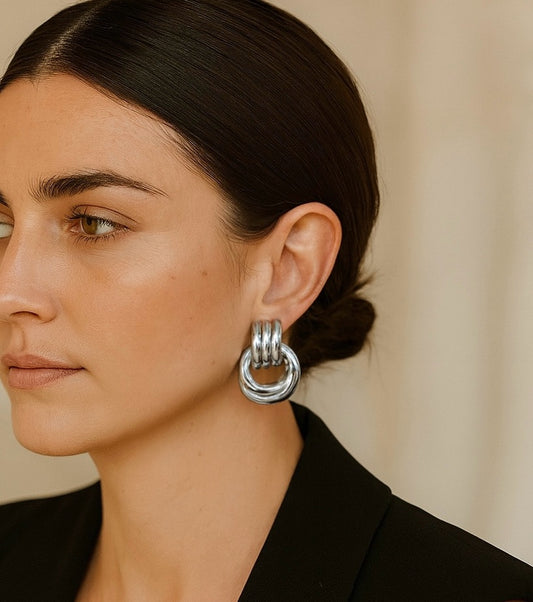 Giselle Earrings - Silver