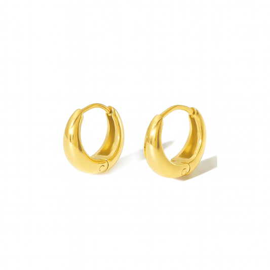 Olivia Medium Hoops - Gold