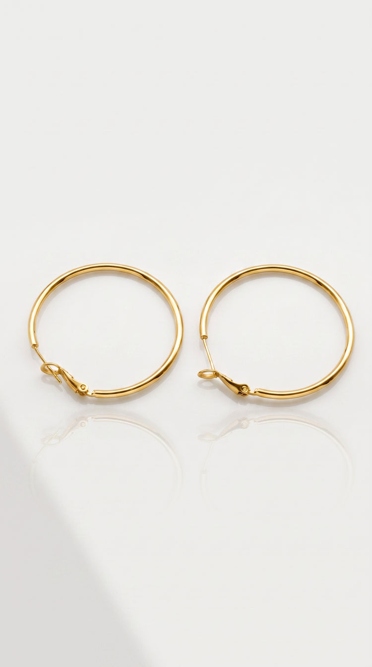 Ally Hoops - Gold
